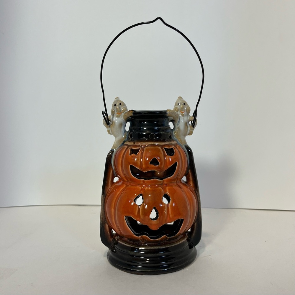 5/$35 Tea Light Spooky Pumpkin Ghosts Jack O Lantern Halloween Tealite